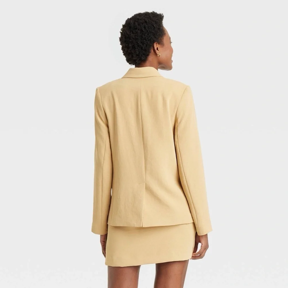NWT Women's Signature Crepe Slim Fit Blazer - A New Day™ Size XL - Picture 3 of 7